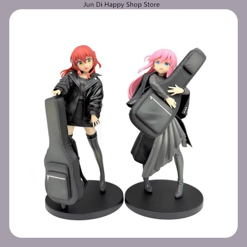 Bandai Bocchi der Fels Anime Figur Set Ikuyo Kita & Hitori Gotou in schwarzem Outfit, Höhe: 20 cm - Bild 3