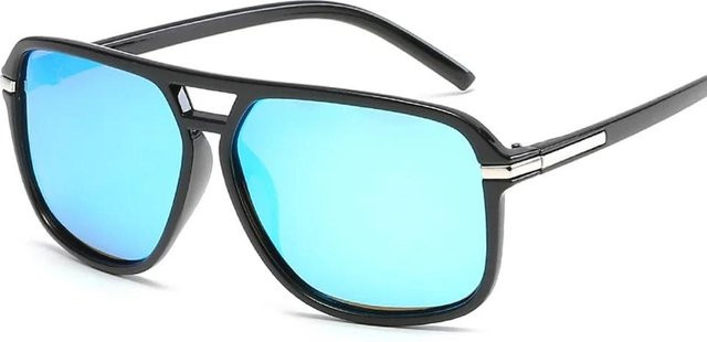 Yiran bag Sonnenbrille, Herren, Vollrand, Square, Kunststoff, Schwarz, polarisiert - Bild 1
