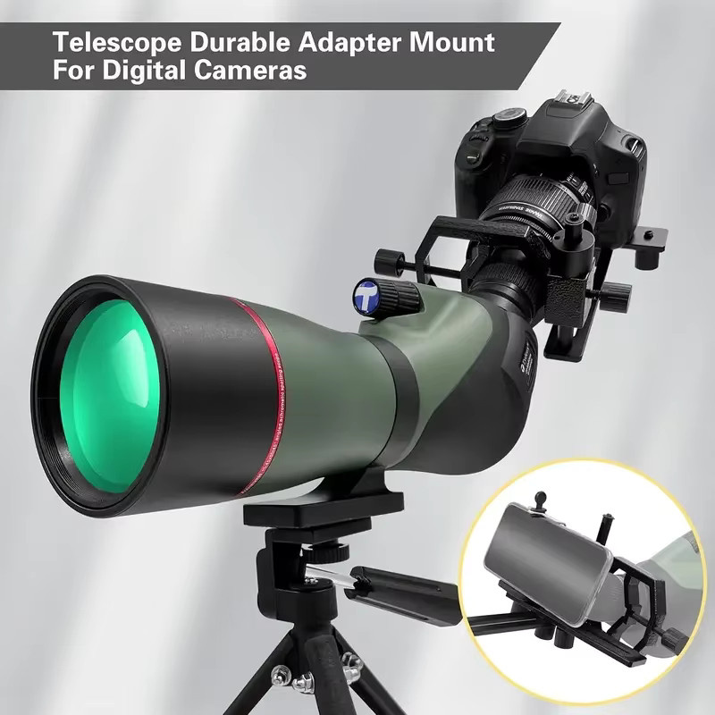 Datyson Astronomisches Teleskop mit Universaladapter für Kamera- und Handyfotografie in Schwarz - Bild 6