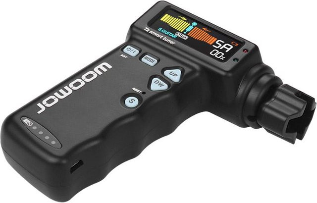 JOWOOM Smart Guitar Tuner Peg String Winder für die chromatische Stimmung der Ukulele, Schwarz - Bild 1