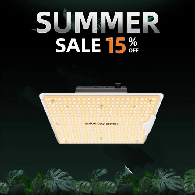 Spider Farmer SF1000D Dimmbare LED-Wachstumslicht Vollspektrum-Lampe mit 100 W in Schwarz - Bild 1