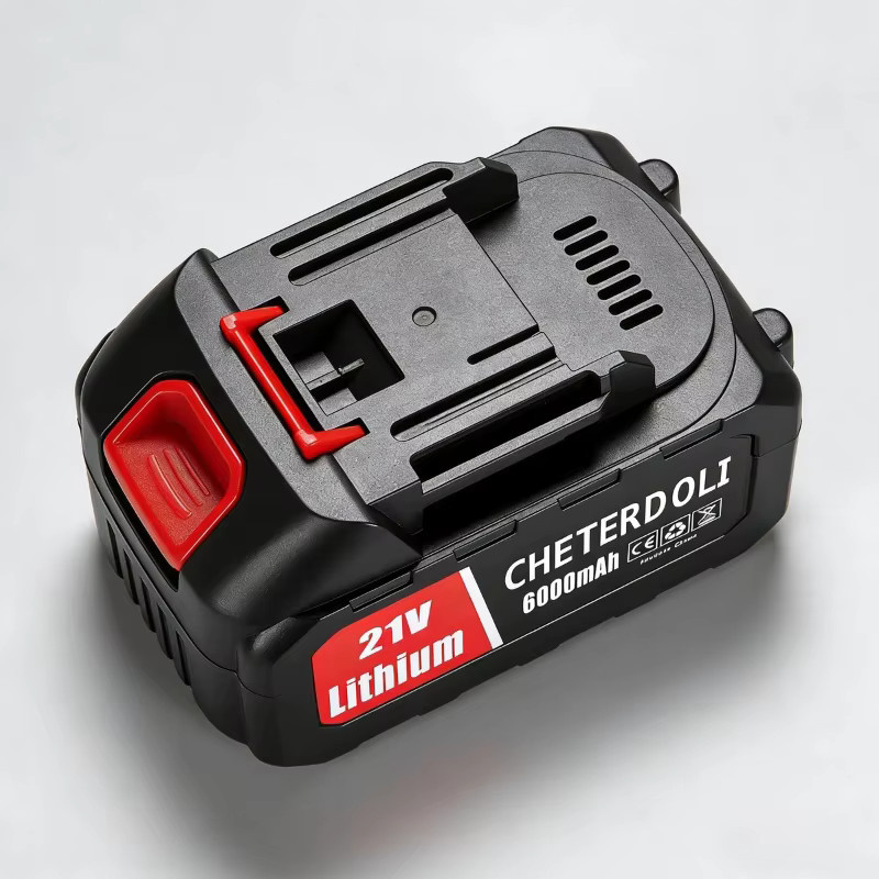 Aleaivy 21V Lithium-Ionen-Akku mit Leistungsanzeige in Schwarz, kompatibel mit Makita 21V - Bild 7