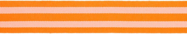 Rico Design Paper Poetry Webband Duo Streifen in Rot und Rosa - Bild 1