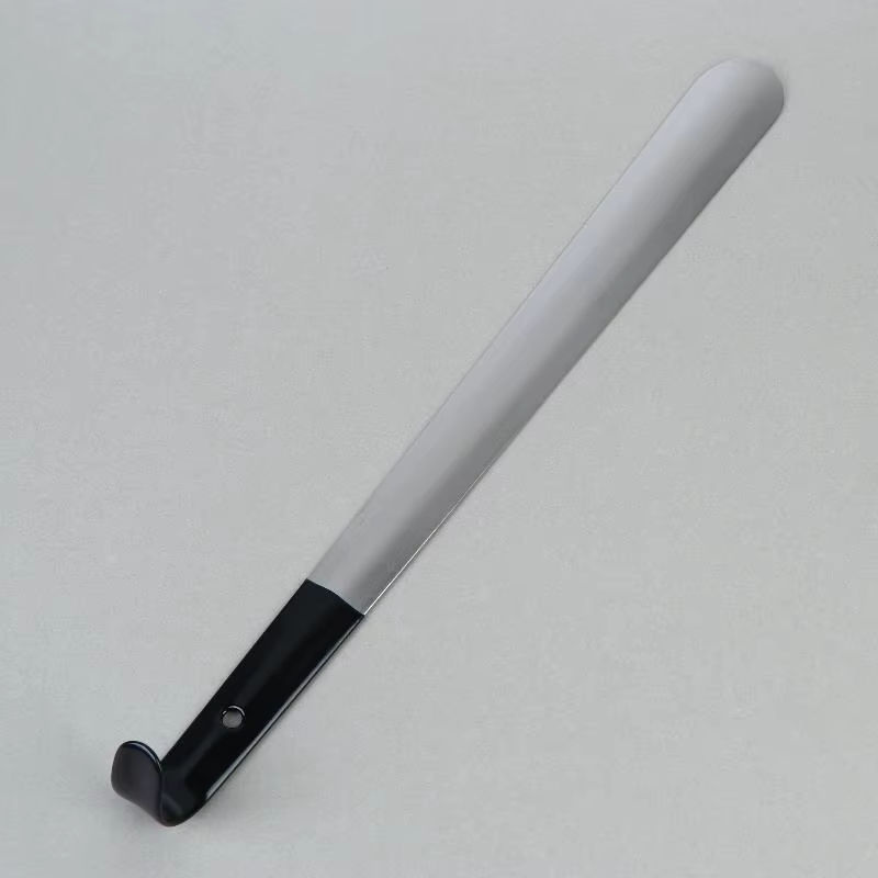 JETTING Schuhanzieher aus Metall mit langem ergonomischem Griff in Schwarz, Länge: 42 cm - Bild 3