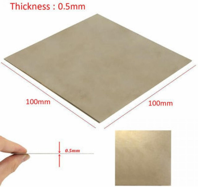 Titan Platte Xiaolang Silber 99,8 % Reinheit B/B/H: 100 x 100 x 0,5 mm - Bild 1