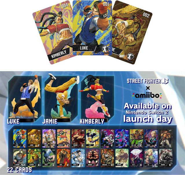 Nintendo Street Fighter 6 Amiibo-Karten Serie 2 Booster Pack, NFC-Figur - Bild 1