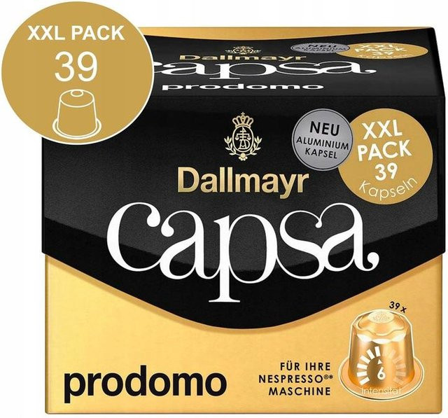 Dallmayr Prodomo Kaffee Kapseln Nespresso Original 39 Stück - Bild 2