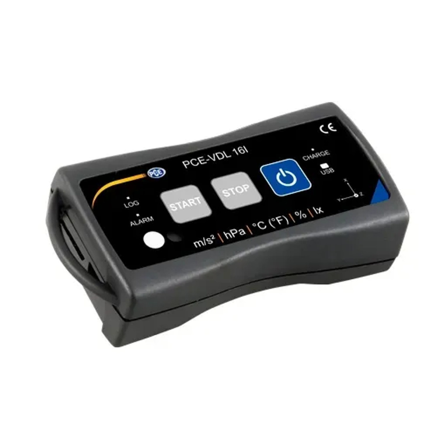 PCE Instruments 3-Achsen-Schock-Datenlogger PCE-VDL 16I in Schwarz - Bild 3