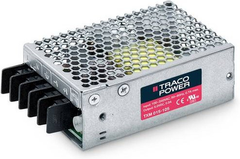 Traco Power TXM 025-112 Schaltnetzteil 13.2 V/DC 2.1A 25W in Silber - Bild 1