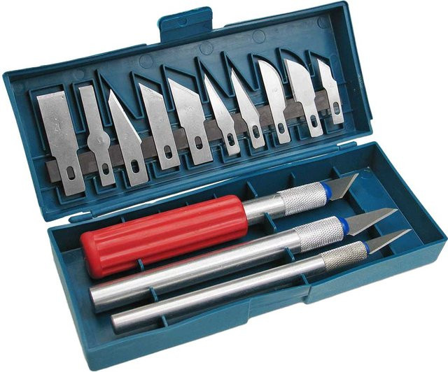 Meyco Hobby-Messer-Set aus Metall in Silber - Bild 1