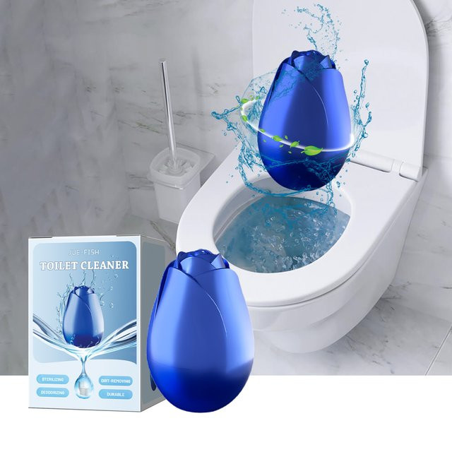 Jue-Fish Toilettentankreiniger in Blau zur Entfernung von Harnstein und für frischen Duft - Bild 1