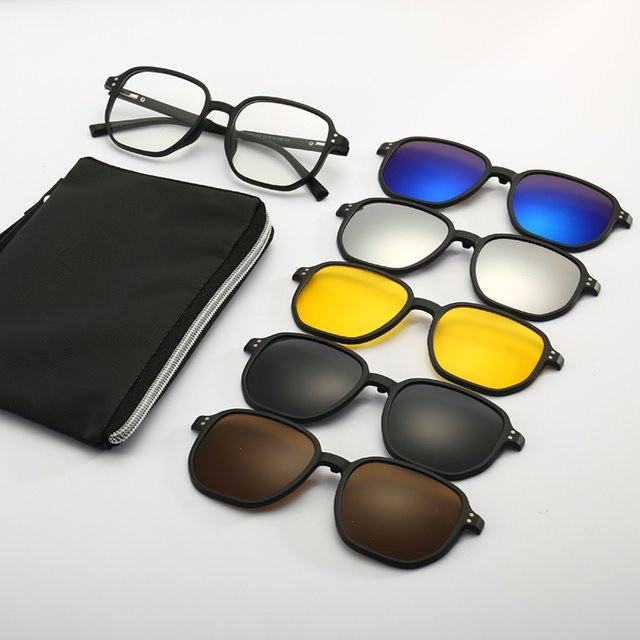 Sumory Sonnenbrille, Vollrand, TR90, Schwarz, Damen - Bild 1