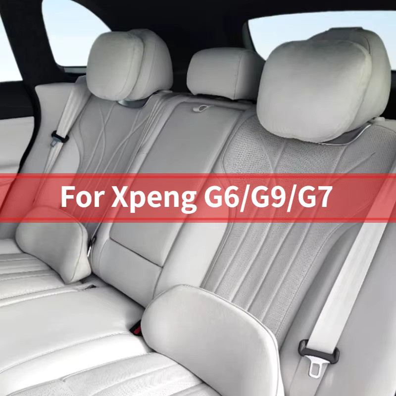 YouGallop Memory Foam Kopfstütze und Lordosenstütze für Xiaopeng Xpeng G6 G9 G7 in Grau - Bild 2