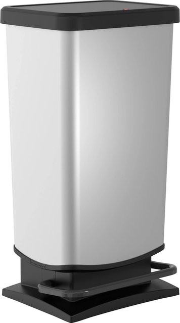 Rotho Treteimer Paso 40 Silber B/H/T: 29,5 x 67,6 x 35,3 cm - Bild 5
