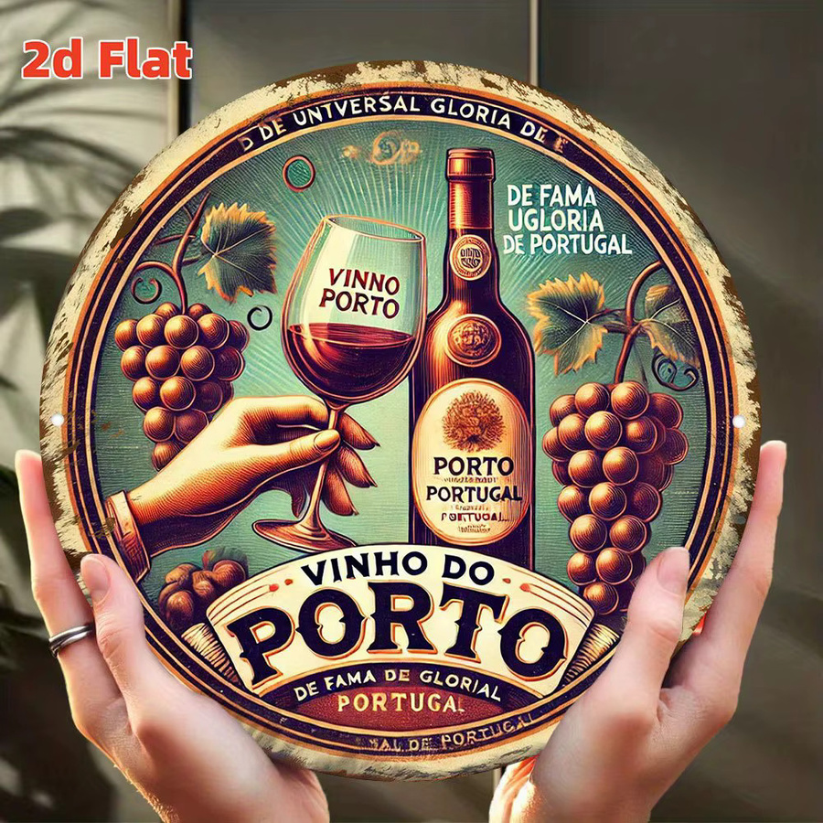 Century Winery Heritage Aluminiumschild Werbung Portugal Porto zur Raumdekoration B: 20 cm, H: 20 cm, T: 20 cm - Bild 2
