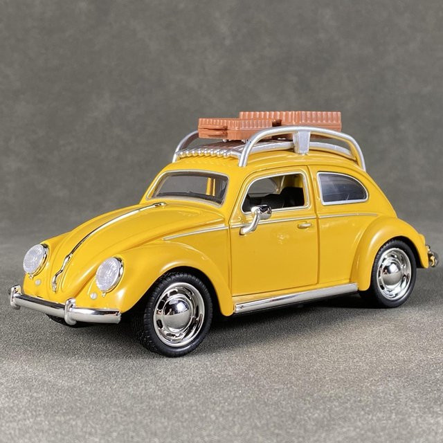 Linyi toy car Volkswagen Käfer Reiseversion, Modellauto, 1:32, Metall, ab 14 Jahren - Bild 1