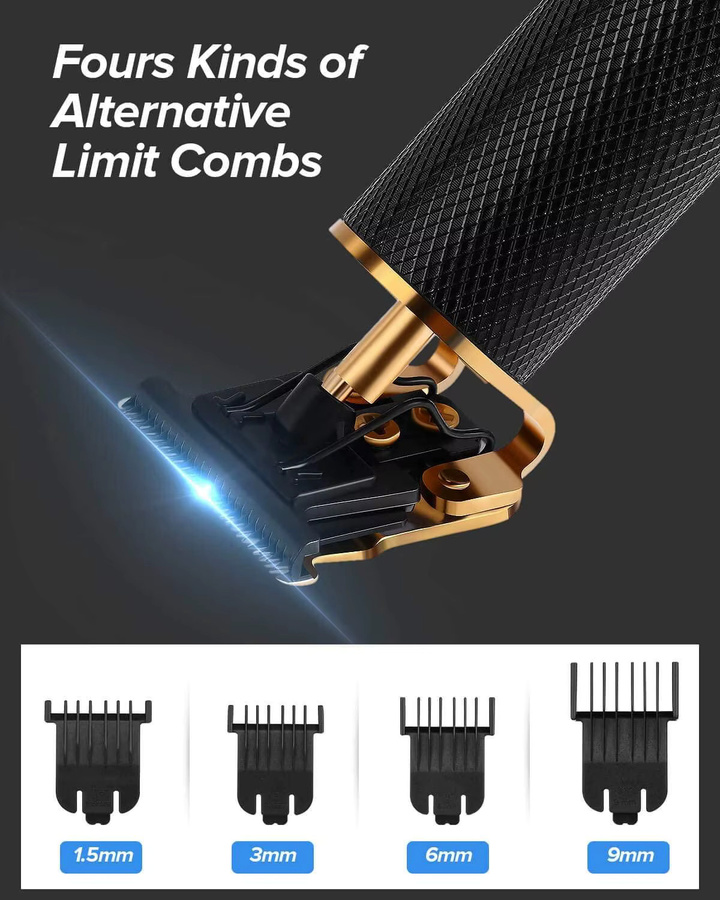 Kemei KM-1971 Haarschneidemaschine, Herren, Gold - Bild 3
