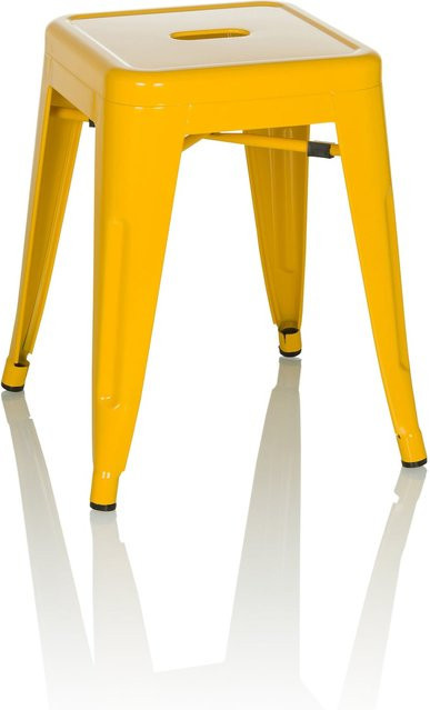 hjh OFFICE Bistrohocker VANTAGGIO aus Stahl im Industry-Look ohne Armlehnen - Bild 1