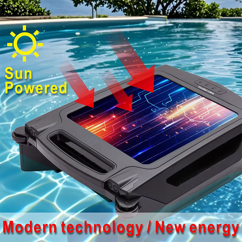 Robot Lifestyle Skimmer Schwimmbadreiniger S001A mit Solarpanel und APP-Steuerung - Bild 3