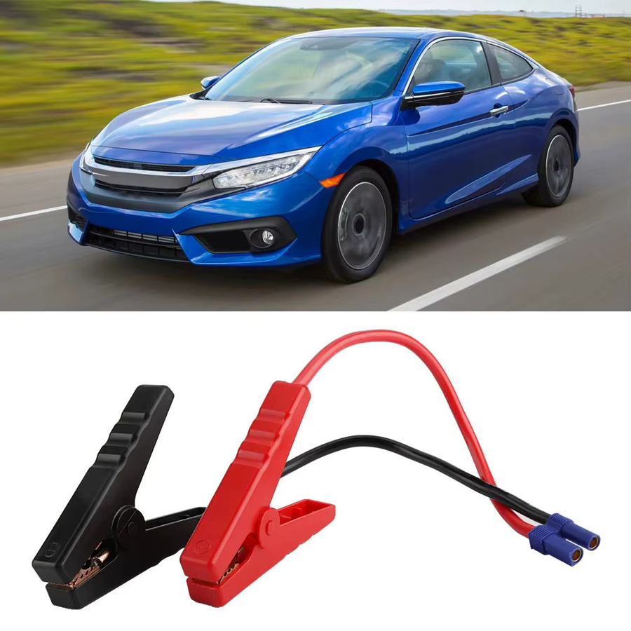 VBESTLIFE EC5 Autobatterie Klemme mit USB-C Anschluss und Verbindungskabel in Rot - Bild 5