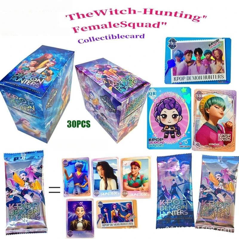 Yiran Toy Kpop Dämonenjäger Kartenhalter Ordner für Anime Karten und Alben, Multicolour, 400 Stück - Bild 2