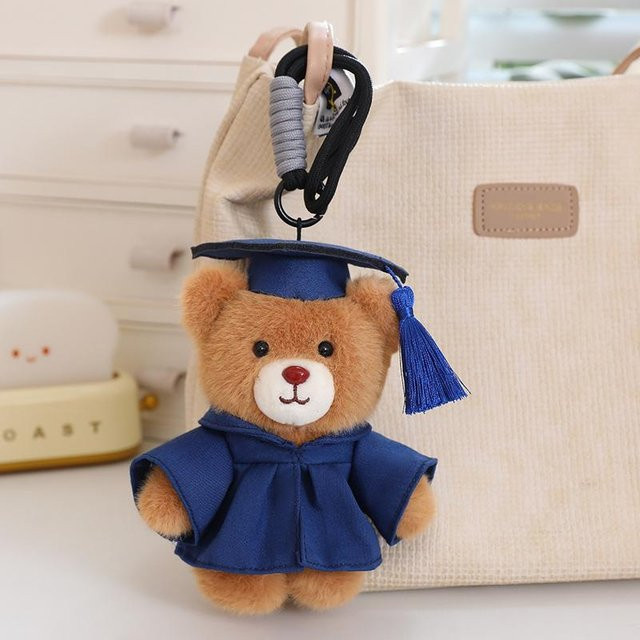 Yiran toy Abschlussbär Plüschtier, Bunt, 15cm - Bild 1