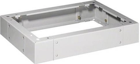 Hager FZ922D Universeller Sockel für Anreih- und Standschränke aus Stahl in Grau B/T/H: 60 x 60 x 10 cm - Bild 1