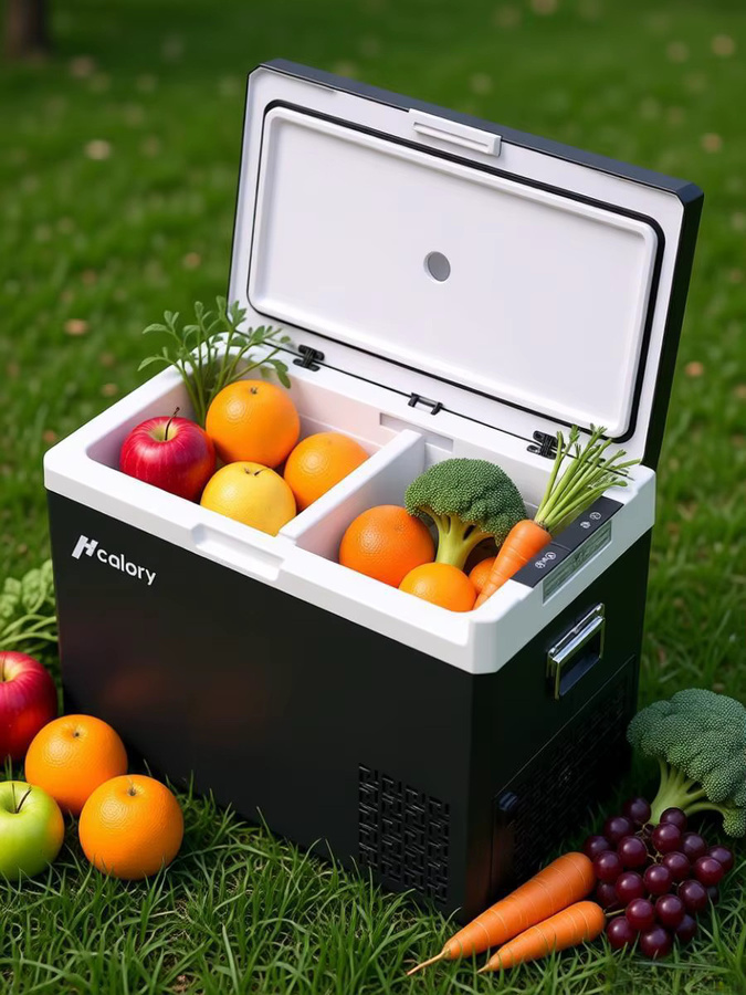 Hcalory Tragbarer Auto-Kühlschrank mit APP-Steuerung und Kompressor für Camping und Auto, Dual-Zone-Gefrierschrank DC12V/24V/220V - Bild 9