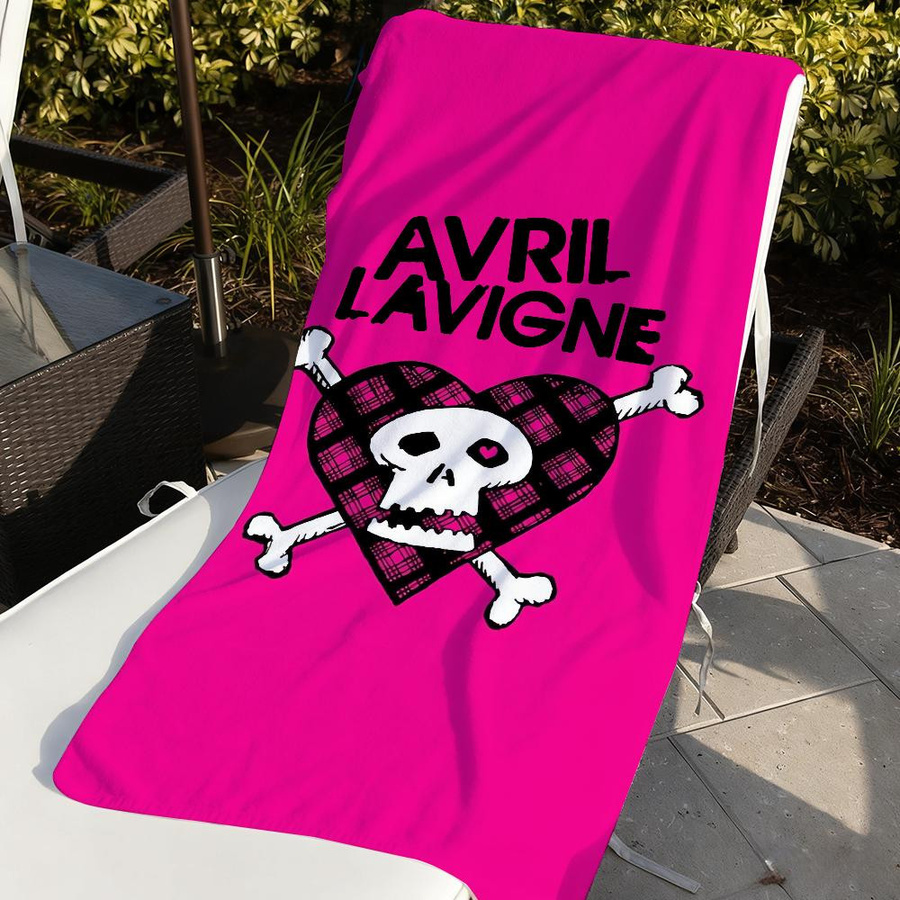 Avril Lavigne Let Go Musikhandtuch schnelltrocknend für Sport, Fitnessstudio und Strand, Breite: 40 cm, Höhe: 60 cm - Bild 1