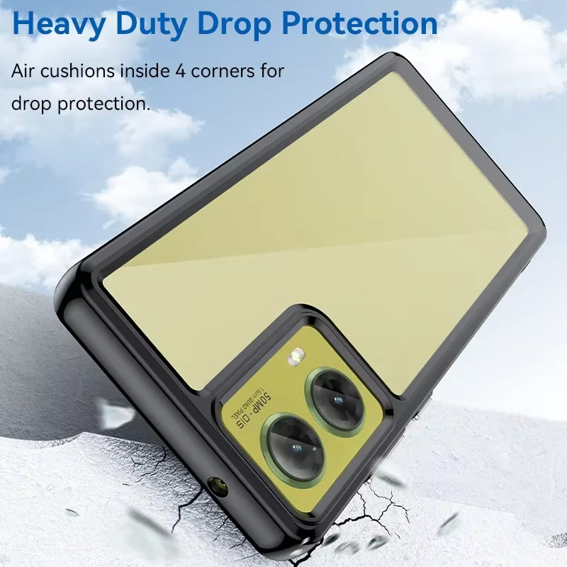 Transparente TPU Schutzhülle für Motorola Moto G85 G04 G04S G24 Power G34 G54 G84 E14 in Bunt und Schwarz - Bild 3