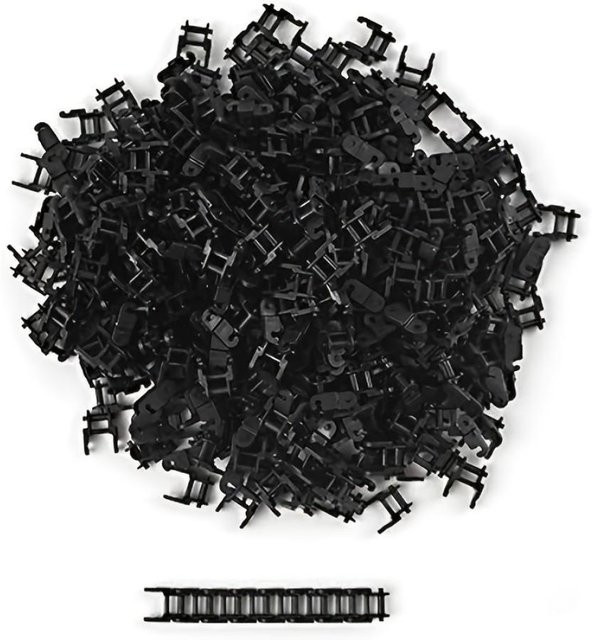 Yiran Toy Technische Kettenglieder Bausteine 200-teiliges Set Schwarz - Bild 1
