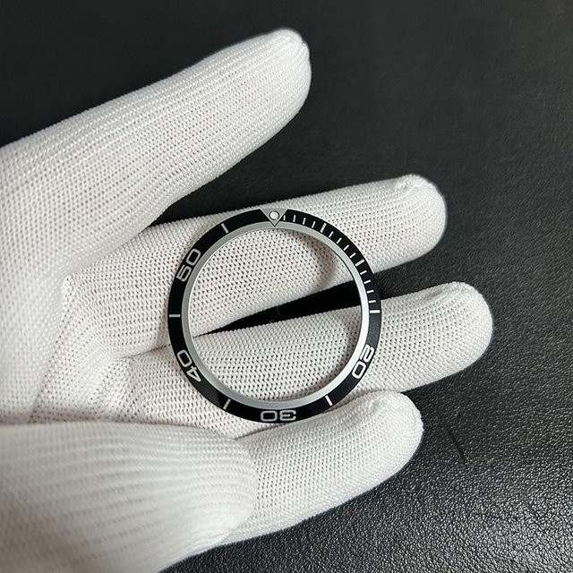 Omega Seamaster 600 Aluminiumring, Schwarz, Aluminiumlegierung - Bild 1