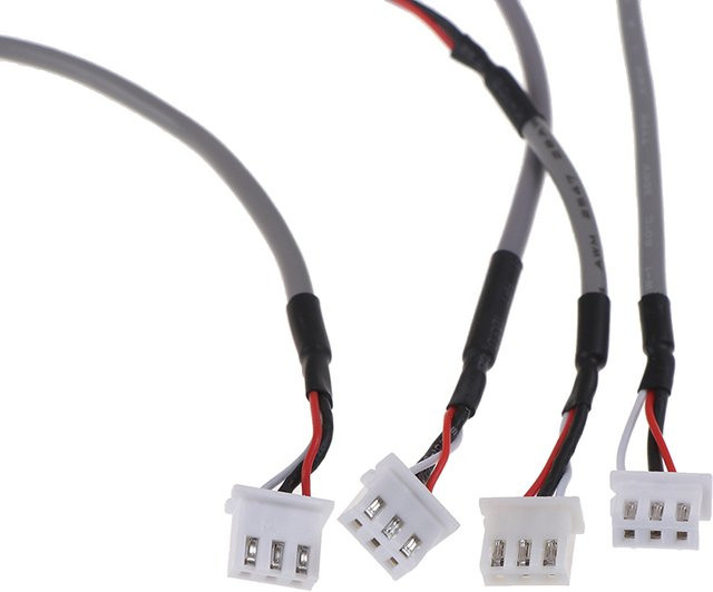 5 Stück XH2.0 3-Pin Audiosignal Kabel mit 2,54 mm Doppelanschluss für High-Fidelity-Verstärker-Platinen - Bild 1