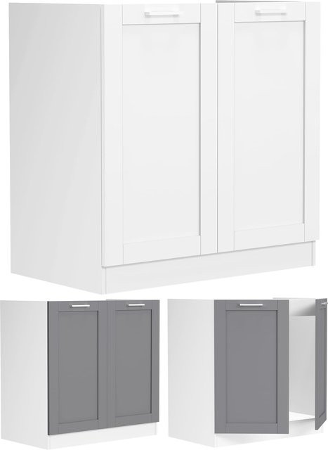 VCM Spülunterschrank Colura im Landhaus Stil mit zwei Drehtüren, H x B x T: 82 x 80 x 46 cm - Bild 1
