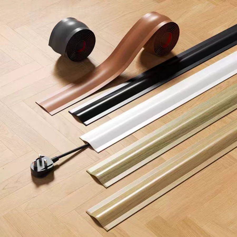Kabelversteck Wand-Set zur Kabelabdeckung für die Wandmontage in Braun - Bild 4
