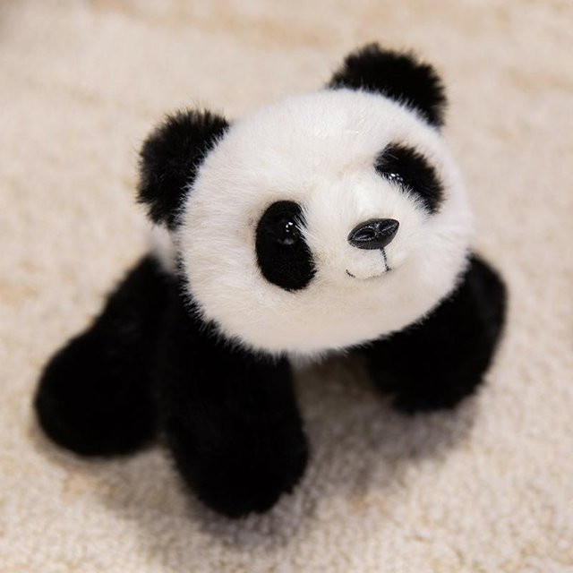 Yiran Health & Beauty Cartoon Panda Puppe Plüschtier, 18cm, ab 14 Jahre - Bild 1