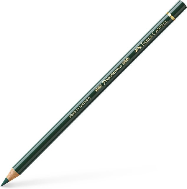 Faber Castell Polychromos Profi-Farbstift in Chromoxydgrün mit hoher Pigmentierung - Bild 1