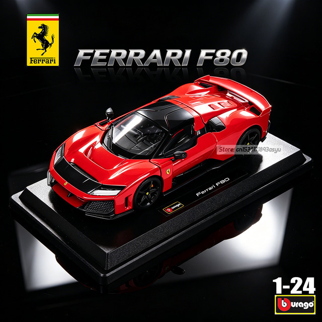 Bburago Ferrari F80, Automodell, 1:24, Metall, ab 14 Jahren - Bild 1