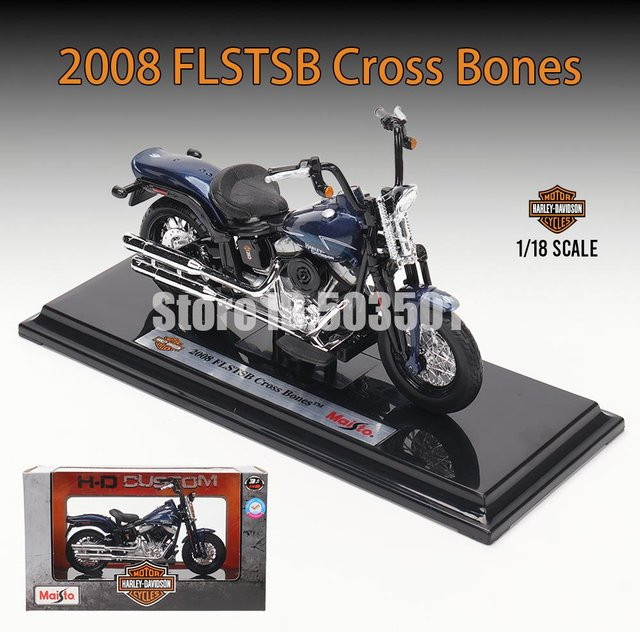 Maisto Harley-Davidson Motorrad Modell, 1:18, Metall, ab 4 Jahren - Bild 1