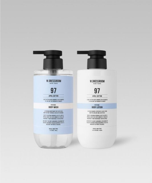 W.dressroom Body Wash No.97 April Cotton, 500 ml, mit Jojobaöl, Unisex - Bild 1