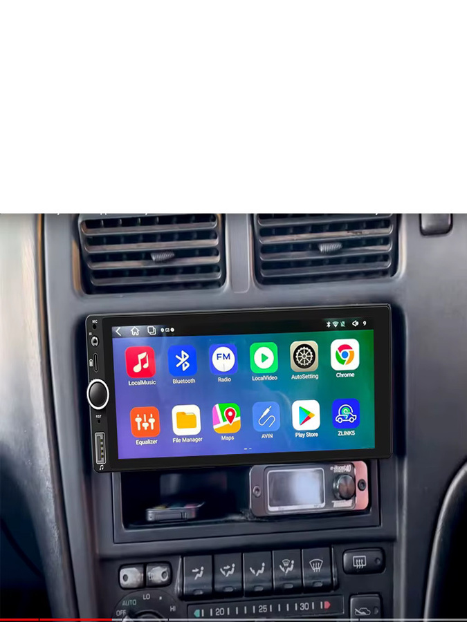 ESSGOO Universal Autoradio mit 6.86 Zoll Android 15, 4+64 GB, Wireless CarPlay, Bluetooth, GPS, WiFi und Lenkradsteuerung in Schwarz - Bild 6