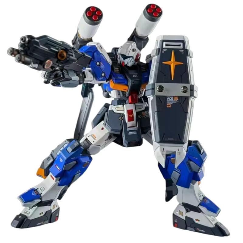 Bandai Mecha-Bausatz, Actionfigur, 1/144 Maßstab, mit beweglichen Gelenken - Bild 4