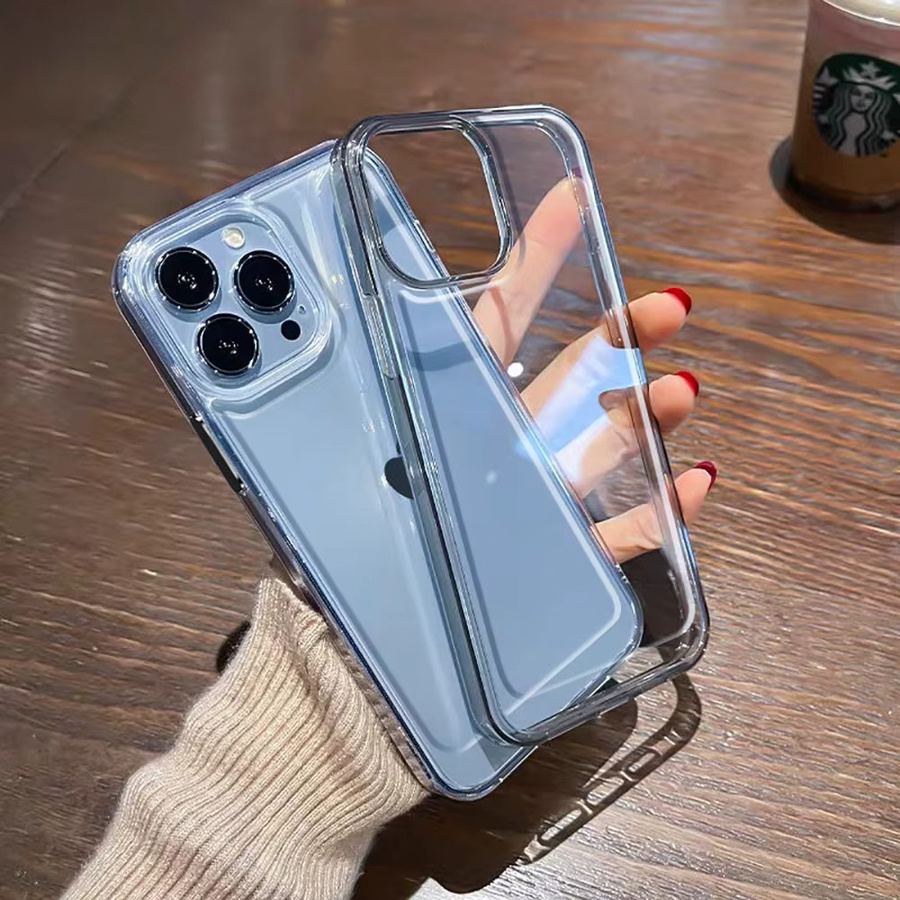 Stoßfeste Silikon Schutzhülle für Apple iPhone in Transparent - Bild 3