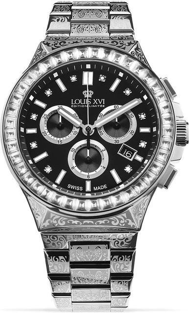 LOUIS XVI Chronograph, Quarz, Edelstahl, 42 mm, Herren - Bild 1
