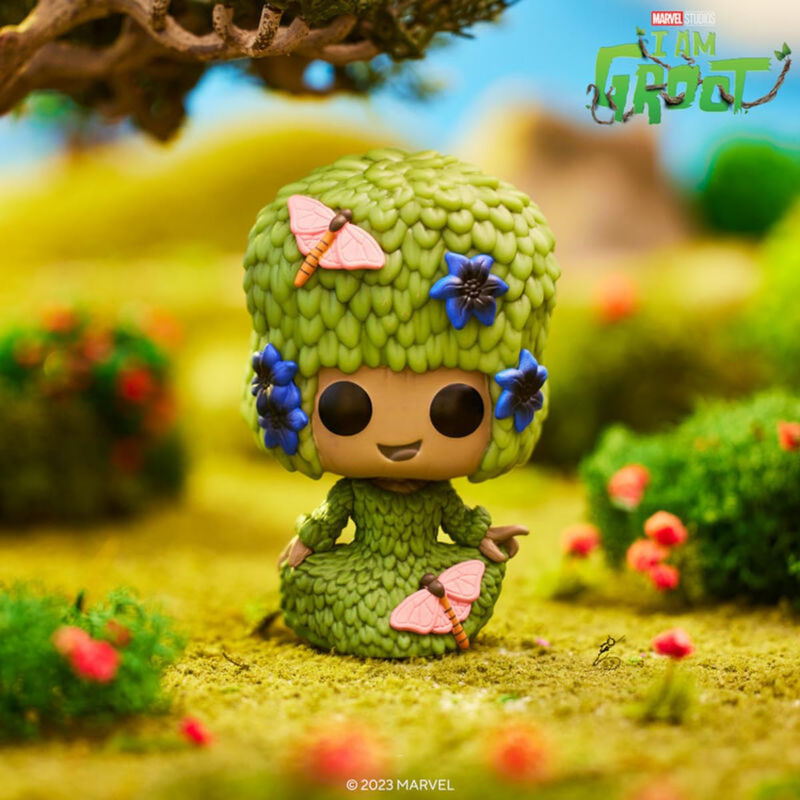 Funko Pop! Marvel Groot Ich bin Groot Figur in Grün aus Kunststoff - Bild 3