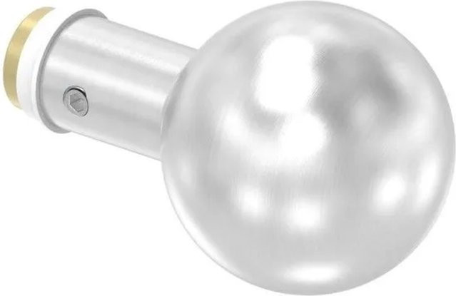 FeNau Türknauf aus Edelstahl in Silber gebürstet mit Kugel, Durchmesser: 50 mm - Bild 1