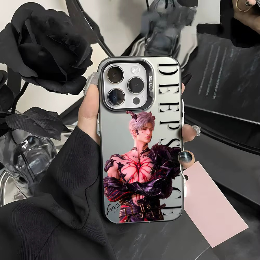 Sylus Love And Deepspace Handyhülle für iPhone 11 bis iPhone 17 Pro Max, Aurora Funda mit Laser-Effekt und mattem Metallic-Finish, mehrfarbig - Bild 5