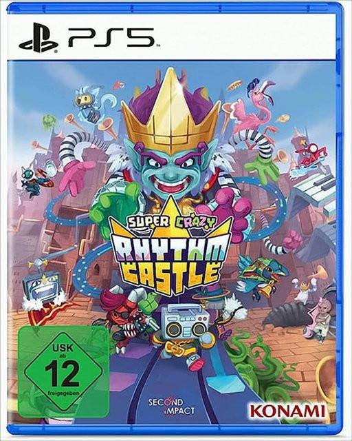 Super Crazy Rhythm Castle PS5 Konami Adventure und Puzzle Spiel für PlayStation 5 in Multicolour - Bild 1