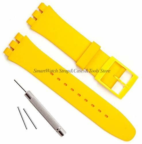 Uhrenarmband qinband, Silikon, bunt, transparent, 17mm, Unisex - Bild 1