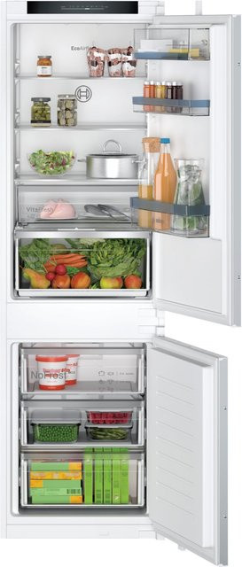 Bosch Serie 4 KIN86VSE0 Integrierbare Kühl-Gefrier-Kombination in Weiß - Bild 1